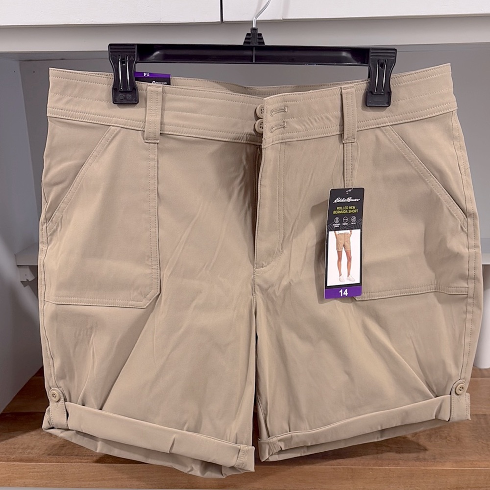 Khaki Eddie Bauer Women's Shorts